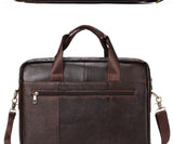 Sidiou Group Genuine Leather handbag bag Men Travel for Laptop Briefcase Crossbody Hand Sling Bag