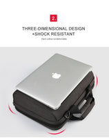 Sidiou Group Men Business Handbag Messenger Bag Laptop Bag  Travel Shoulder Bag Men's Briefcases