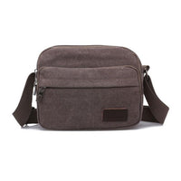 Sidiou Group Canvas Bags  Men Travel Bag Canvas Messenger Bag Small  Shoulder Bags Vintage Briefcase