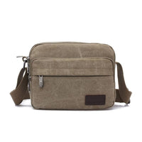 Sidiou Group Canvas Bags  Men Travel Bag Canvas Messenger Bag Small  Shoulder Bags Vintage Briefcase