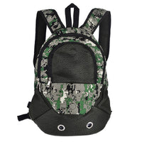 Sidiou Group Dog Carrier Shoulders Back Front Pack Dog Cat Travel Bag Mesh Backpack Head Out Design