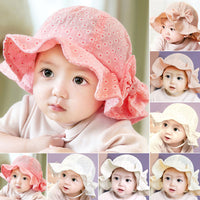 Sidiou Group Toddler Infant Sun Cap Outdoor Summer Hat Bucket Hat Sweet Princess Girl Hat