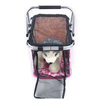 Sidiou Group Foldable Portable Outdoor Pet Dog Carrier Hand Basket Carrying Bag  Pet Mesh Cage