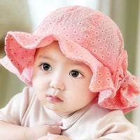 Sidiou Group Toddler Infant Sun Cap Outdoor Summer Hat Bucket Hat Sweet Princess Girl Hat