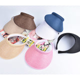 Sidiou Group Women Men Summer Sun Visors Cap Broad Wide Brim Topless Tennis Golf Headband Hat