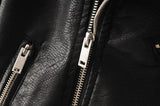 Sidiou Group PU Leather Jacket with Zipper