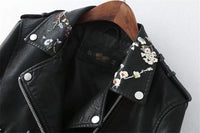 Sidiou Group Autumn Women Faux Leather Jackets