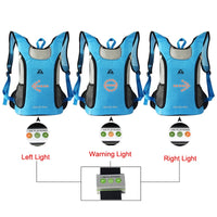 Sidiou Group Wireles Remote Control Intelligent Warning Lamp Bike Riding Bag Safety Alert Bike Bag