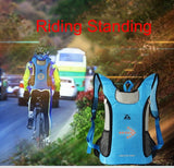 Sidiou Group Wireles Remote Control Intelligent Warning Lamp Bike Riding Bag Safety Alert Bike Bag