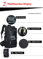 Sidiou Group Large Capacity Outdoor Sport Multifunction Waterproof Bag ProfessionTravel Backpack
