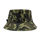 Sidiou Group Men Bucket Hat Women Bob Caps Camouflage Sad Boy Flat Hats Cotton Boonie Sun Bucket Hat