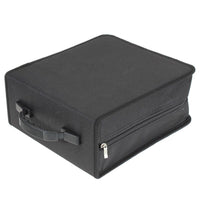 Sidiou Group New Portable 320 Capacity CD DVD Media Storage Holder Carry Bag Case Durable Black