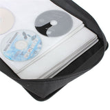 Sidiou Group New Portable 320 Capacity CD DVD Media Storage Holder Carry Bag Case Durable Black
