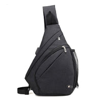 Sidiou Group USB Charge  Messenger Bag Anti-theft Chest Pack Bag Sling Shoulder  Casual Travel  Bags