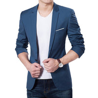 Men Fall Clothing Jacket Blazer