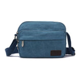 Sidiou Group Canvas Bags  Men Travel Bag Canvas Messenger Bag Small  Shoulder Bags Vintage Briefcase