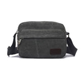 Sidiou Group Canvas Bags  Men Travel Bag Canvas Messenger Bag Small  Shoulder Bags Vintage Briefcase