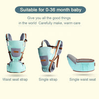 Baby Carrier Baby Kangaroo Bag Breathable Front Facing Baby Carrier 4 in 1 Infant backpack Pouch Wrap baby Sling for newborns