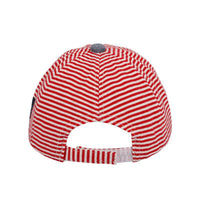Sidiou Group Baby hat baby striped cap newborn cotton childrens hat soft eaves eaves hat