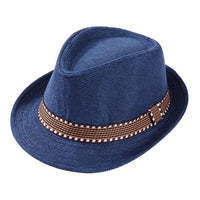 Sidiou Group Straw Cap Children Jazz Cap Bucket Hat Sun Cap Summer Hat Photography Props Hat