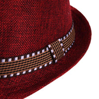 Sidiou Group Straw Cap Children Jazz Cap Bucket Hat Sun Cap Summer Hat Photography Props Hat