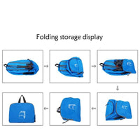 Sidiou Group Outdoor Folding Backpack Portable Zipper Travel Bags Waterproof Leisure Folding Bag