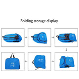Sidiou Group Outdoor Folding Backpack Portable Zipper Travel Bags Waterproof Leisure Folding Bag