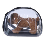 Sidiou Group Foldable Pet Bag Pet Transparent Outdoor Travel Shoulder Bag  Breathable Dog Kennel Bag