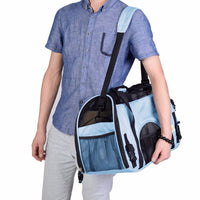 Sidiou Group Portable Pet Bag Folding Mesh Pet Bag Breathable pet carrier bag carry for dogs