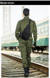 Sidiou Group Men  Nylon Military Travel Riding Shoulder Messenger Pack Sling Chest Waterproof Bag