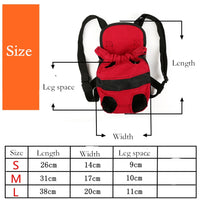 Sidiou Group Fashion Travel Dog Backpack Breathable Pet Shoulder Bag Pet Oxford Cloth Dog Travel Bag