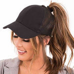 women ponytail Hat