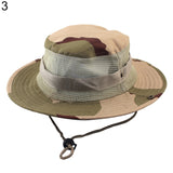 Sidiou Group Flat Roof Military Hat Cadet Camouflage Outdoors Climbing Fishing Boonie Cap