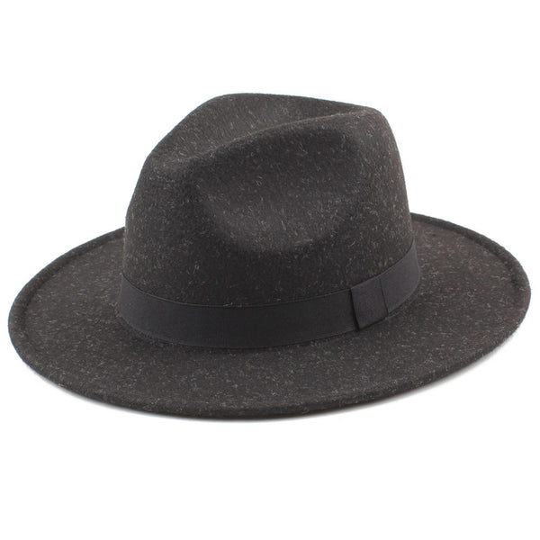 Sidiou Group Women Men Unisex Felt  Hats Wide Brim Adjustable Jazz Hat Caps