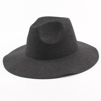 Sidiou Group Vintage Unisex Wool Felt Hat Wide Brim Foldable Sun Beach Cap