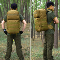 Sidiou Group Nylon Outdoor  Military Tactical Bags Backpack Army Waterproof Large Size Bag  Backpack