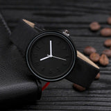 Sidiou Group Quartz Artificial Analog Bangle Fashion Round Band Wrist Leather Bracelet New Watch
