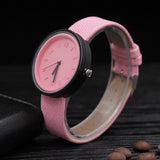 Sidiou Group Quartz Artificial Analog Bangle Fashion Round Band Wrist Leather Bracelet New Watch