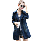 Sidiou Group Autumn Women Denim Jacket Vintage Long Sleeves Slim Jeans Jacket  Casual Outerwear