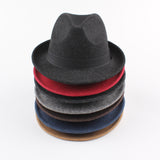 Sidiou Group Wide Brim Hat Jazz Cap Unisex Sun Hat Solid Beach Hat