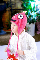 Sidiou Group Lovely Cartoon Hat Warm Knitted Winter Cap for Children Kids