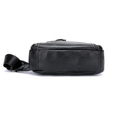 Sidiou Group Anti-theft Men Sling Messenger Bags PU leather Chest Pack Travel Shoulder Handbags