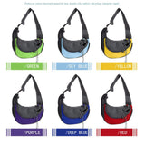 Sidiou Group Pet Carrying Bag Breathable Mesh Portable Travel Tote Shoulder Bag Pet Sling Backpack