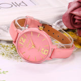 Sidiou Group  Quartz Artificial Women Band Simple Leather Watch Fashion Wrist