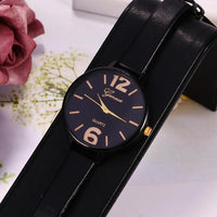 Sidiou Group  Quartz Artificial Women Band Simple Leather Watch Fashion Wrist