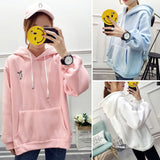 Sidiou Group Women Hoodie Sweatshirts Drawstring Pockets Pullover Hooded Loose Tops