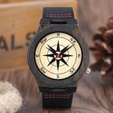 Men Watches Bamboo Handmade Wood Watches Wristwatch Bracelet Watch-Brown