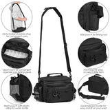 Sidiou Group Blusea Multi-functional Fishing Bag Fishing Tackle Bag Sling Tackle Bag Fishing Waist Pack Tackle Bag with Boxes