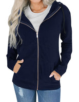 Women Full Zip Sweatershirts