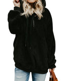 Sidiou Group Women Winter Pullover Sweatshirt Long Sleeve Zip  Warm Fleece Hoodies Outwear